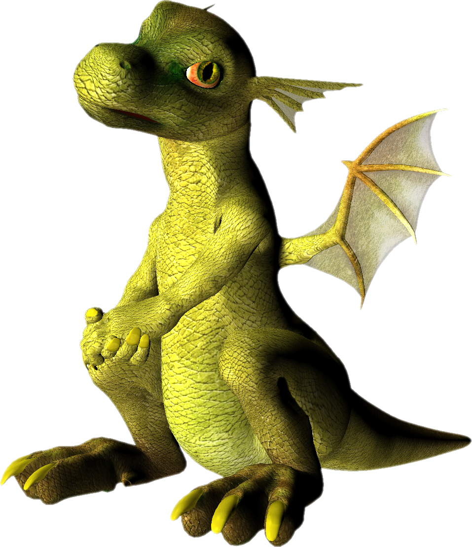 Green Dragon Clipart Download - Dragon Png Transparent (957x1109)