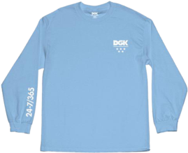24-7/365 Mens Long Sleeve Tee Blue - Long-sleeved T-shirt (286x480)