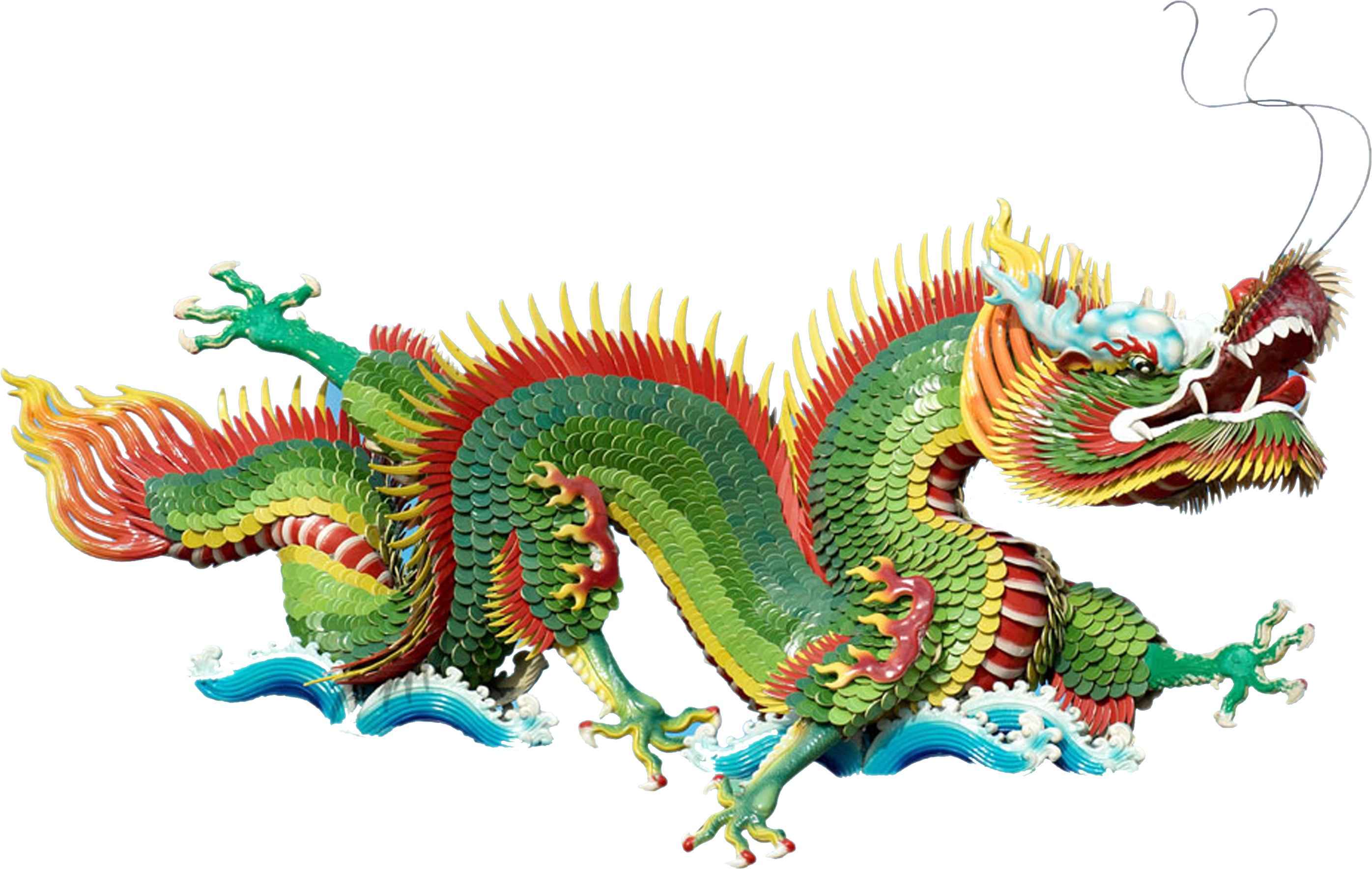 China Bagan Chinese Dragon Game - Green Chinese Dragon (2926x2000)