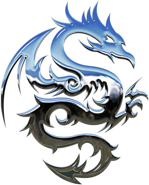 Dragon, Mythology, Fantasy, Monster, Mythological - Dragon Triabal Design Throw Blanket (640x640)