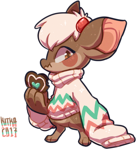 Gingerbread Cookie By Kitkabean - Gingerbread (464x898)