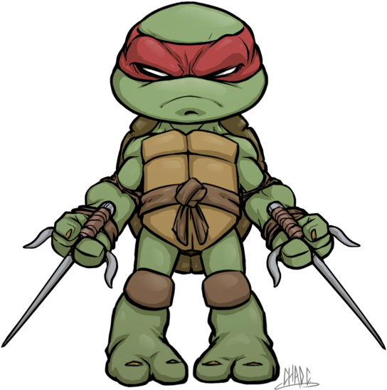 Chibi Raph By Chadwick J Coleman On Deviantart - Ninja Turtles Red One (600x776)