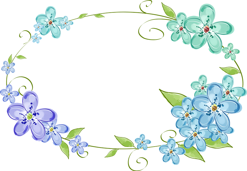 Marcos Para Fotos De Flores Clipart - Aros De Flores Png (800x554)