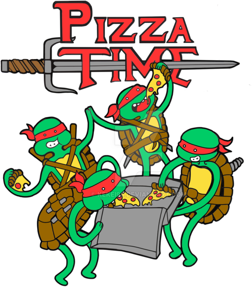Pizza - Pizza Time Ninja Turtles (1024x1024)