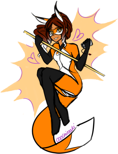 A Very Foxy Lady - Miraculous: Tales Of Ladybug & Cat Noir (500x629)