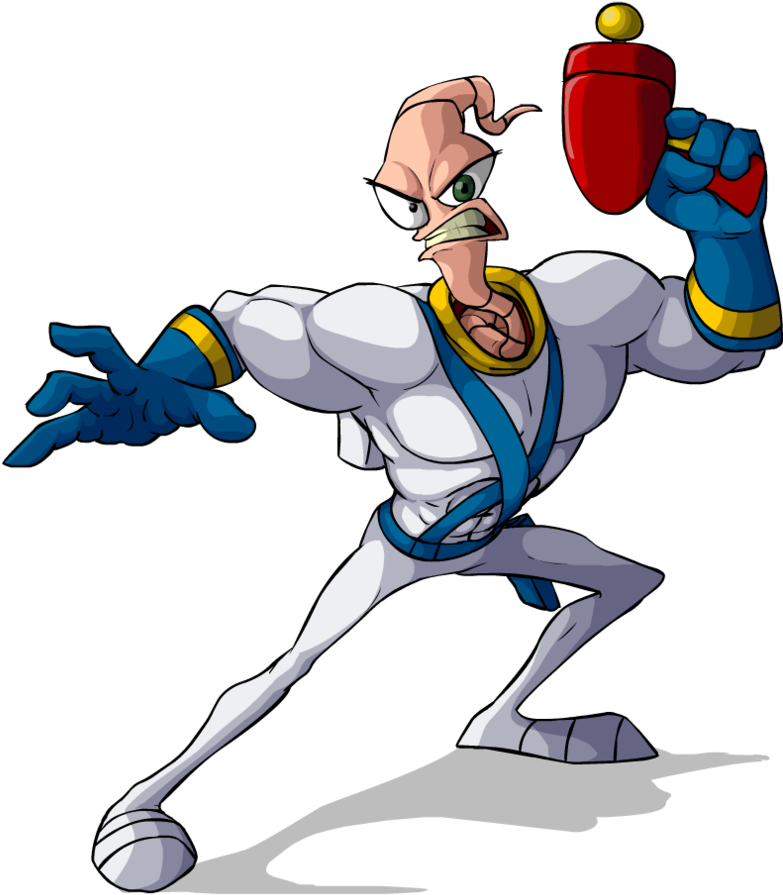 Earthworm Jim By Zeefster-d46dp3z By Batkong40 - Earthworm Jim (800x936)