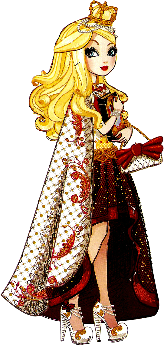 Madeline Hatter, Briar Beauty, Ashlynn Ella, Raven - Ever After High Apple White Legacy Day (583x1167)