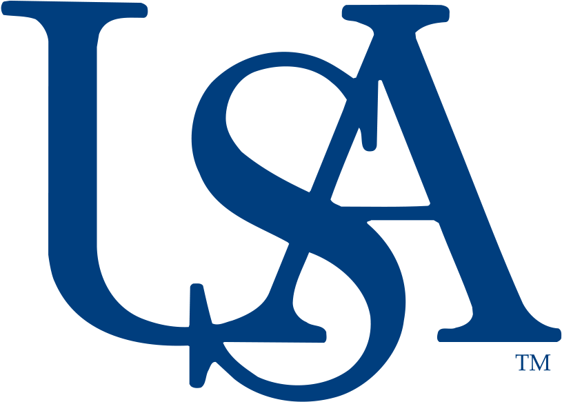 Download As Png - University Of South Alabama Logo (814x589)