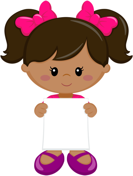 Menina - Niña Con Pancarta (452x600)