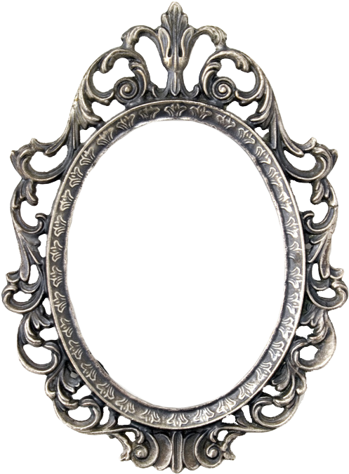 Molduras Formato Oval Metal Dourada - Segreti Del Make Up (522x700)