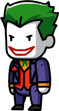 Joker - Batman Scribblenauts Png (264x478)