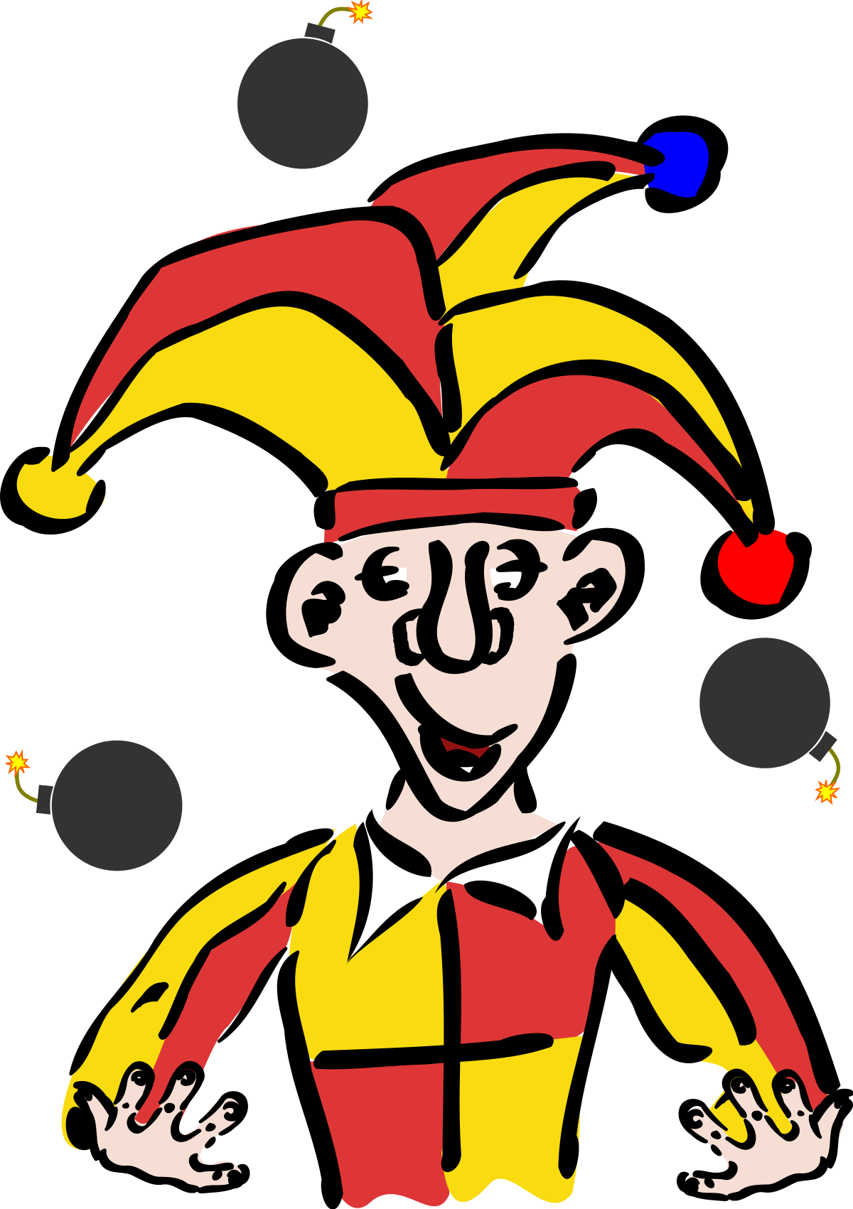 Joker Batman Clown Clip Art - Joker Batman Clown Clip Art (1200x1701)
