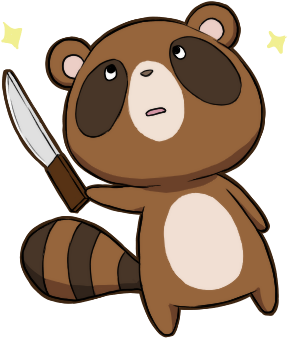Tanuki - Cartoon (395x395)