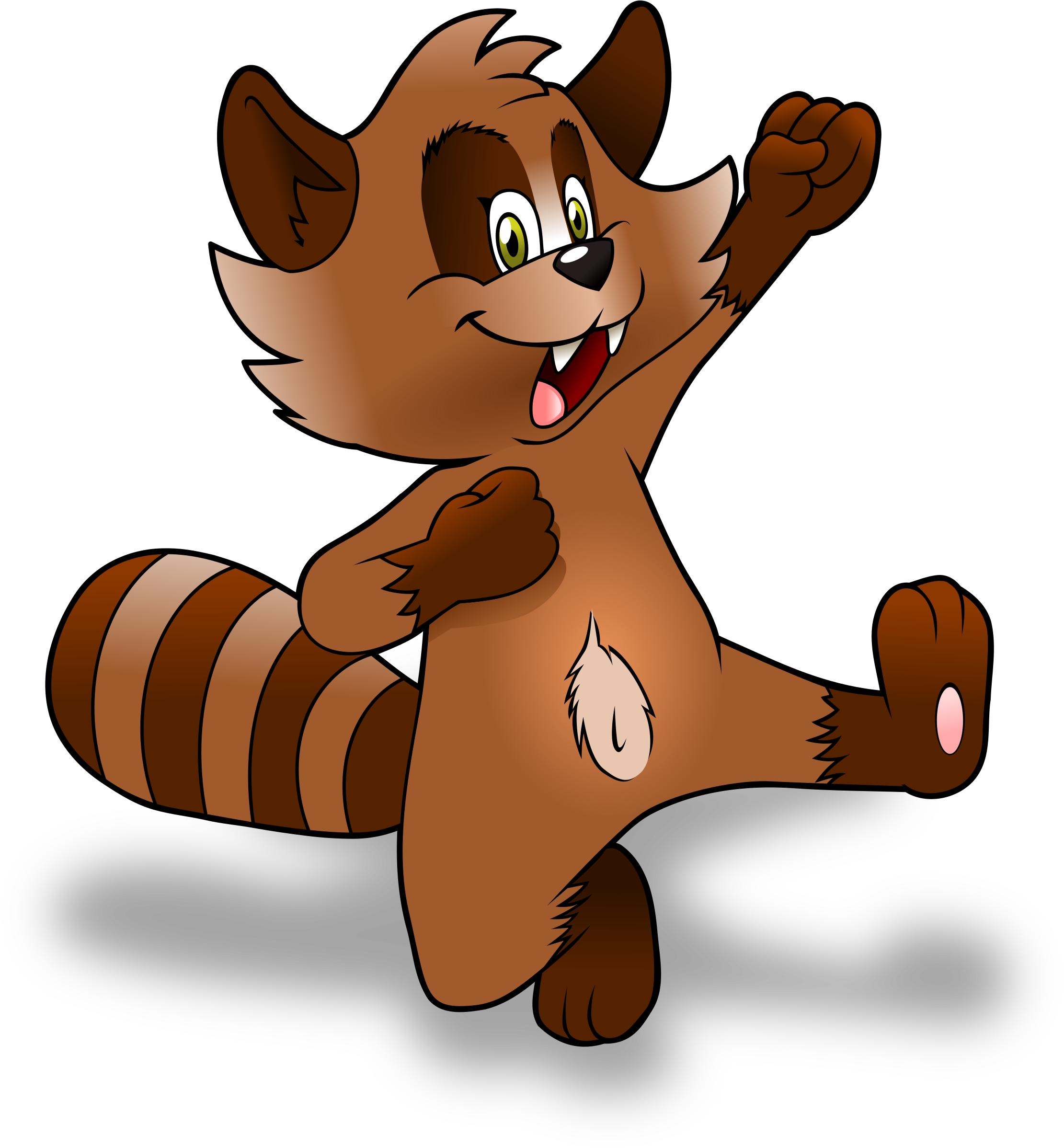 Tanuki - Japanese Raccoon Dog Cartoon (2235x2400)