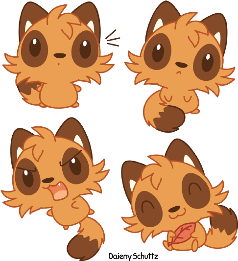 Tanuki Character By Daieny - Cartoon (600x600)