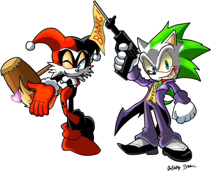 Why So Serious Sonic By Nextgrandcross - Scourge The Hedgehog Joker (1024x768)