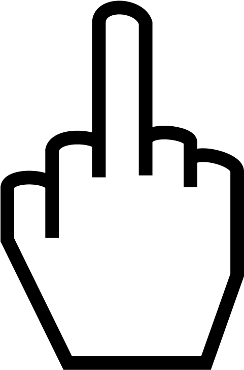 Middle Finger Svg Free (1024x1024)