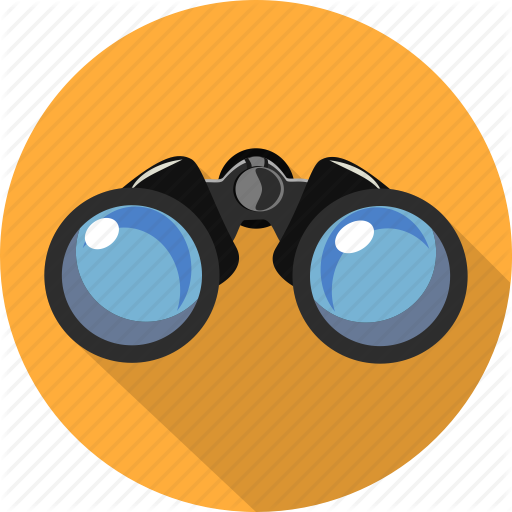 Binocular Icon Flat - Binoculars Icon Flat (512x512)