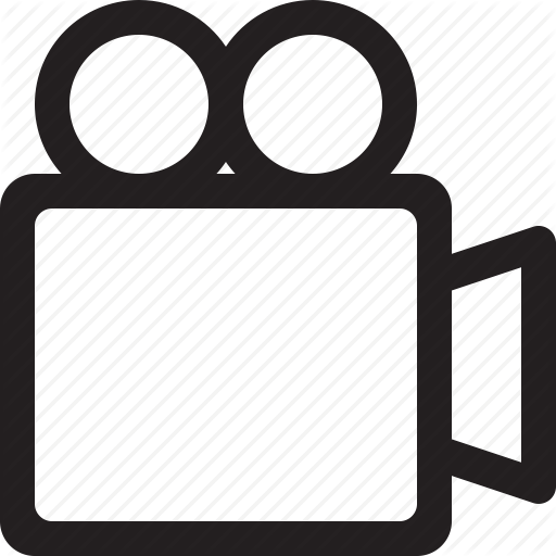 About Us - White Movie Camera Png (512x512)