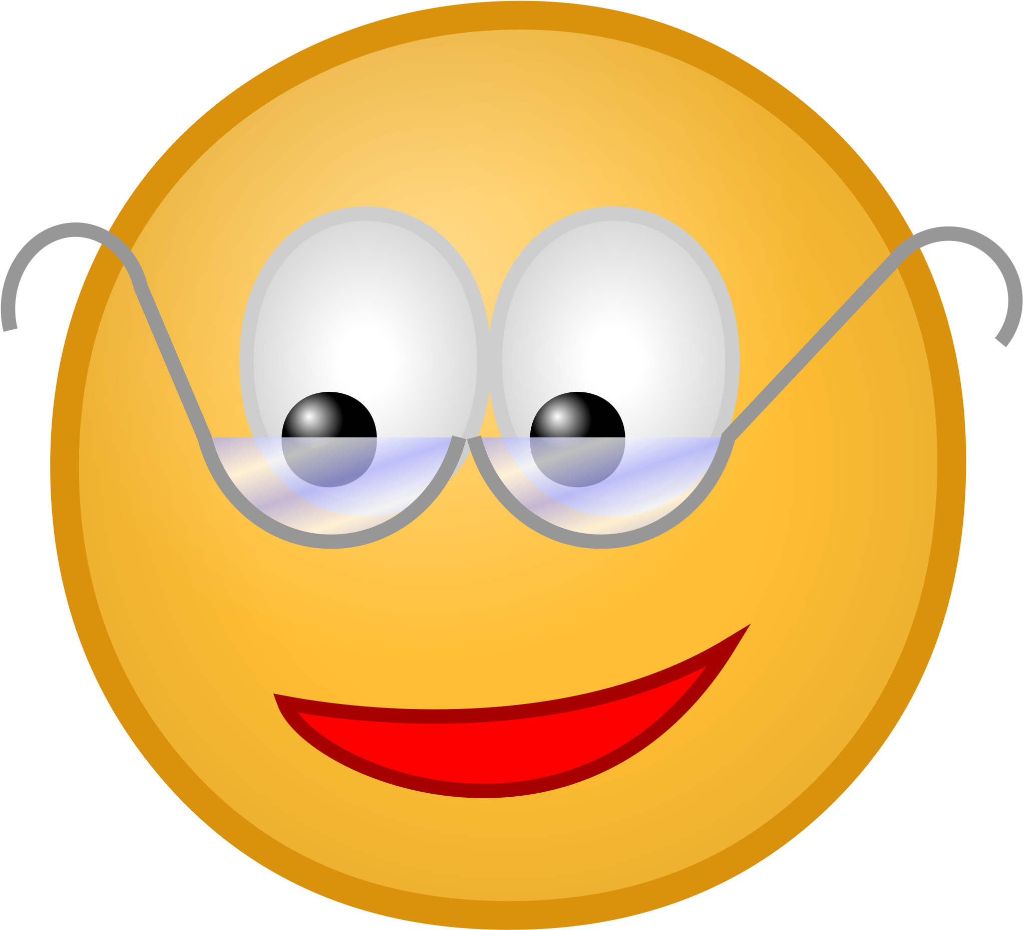 This Free Icons Png Design Of Smiley With Glasses - Smiley Face With Glasses (2400x2400)