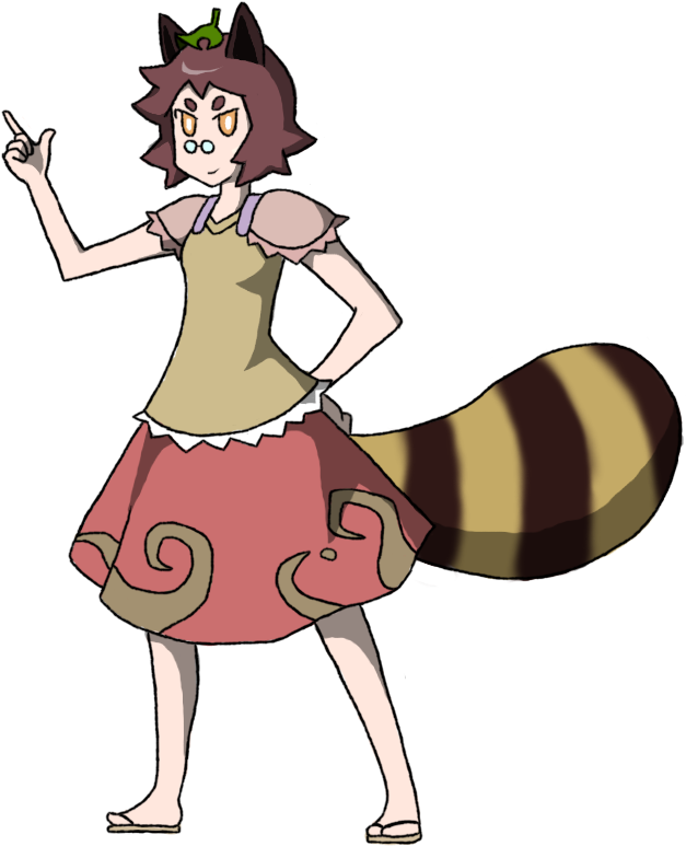 Tanuki With Ten Forms, Mamizou By Rokugurin - Cartoon (657x853)