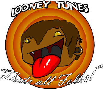 T T T That's All Folks By Tanuki Of Yaoi - Looney Tunes That's All Folks (400x300)