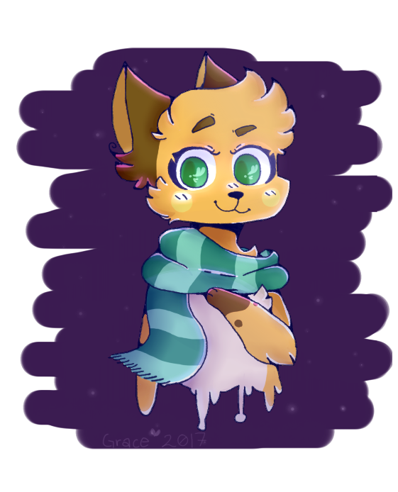 Yuki Tanuki By Some-grace - Cartoon (561x694)