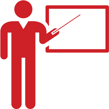 Our Specializations And Interests - Instructor Icon Red (500x500)