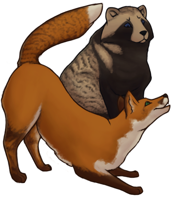 Fox Tanuki By Islandnation - American Wirehair (600x665)