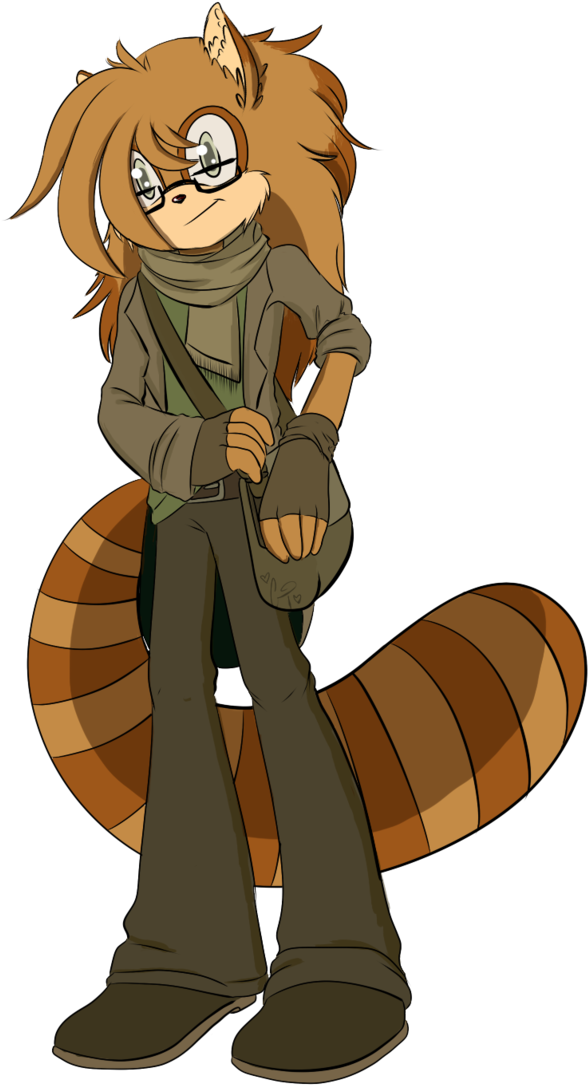 - - At - - Spunky The Tanuki By Siinnack - Japanese Raccoon Dog (687x1164)