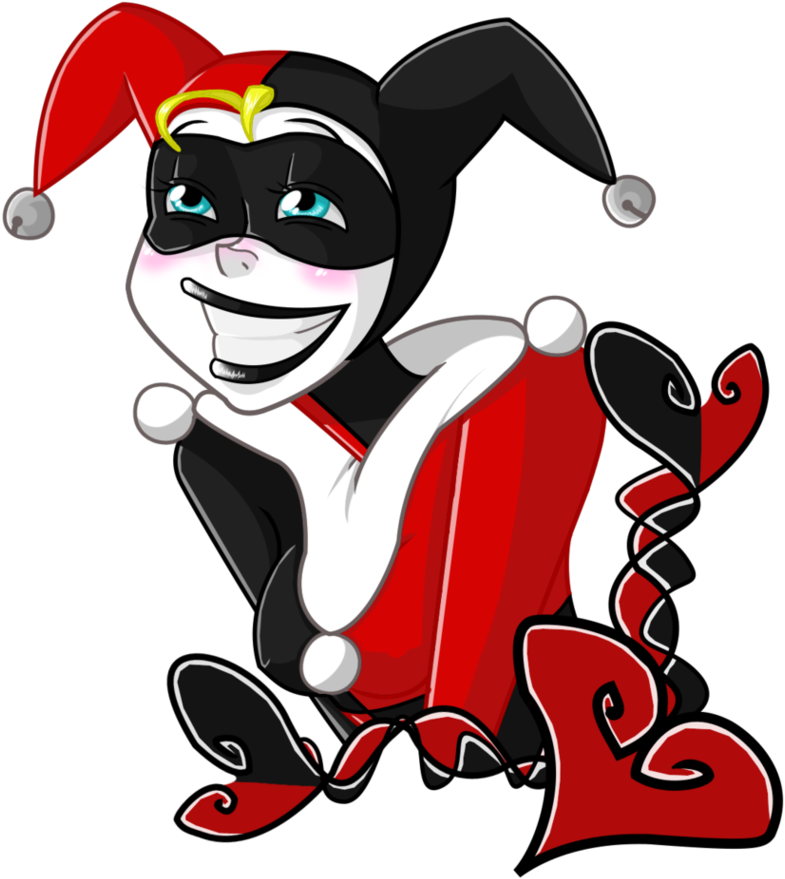 Harley Hearts Joker By Meb90 - Joker Hearts (855x935)