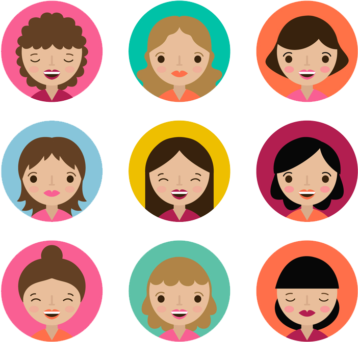 Cartoon Woman Portrait - Cartoon Woman Portrait (800x754)