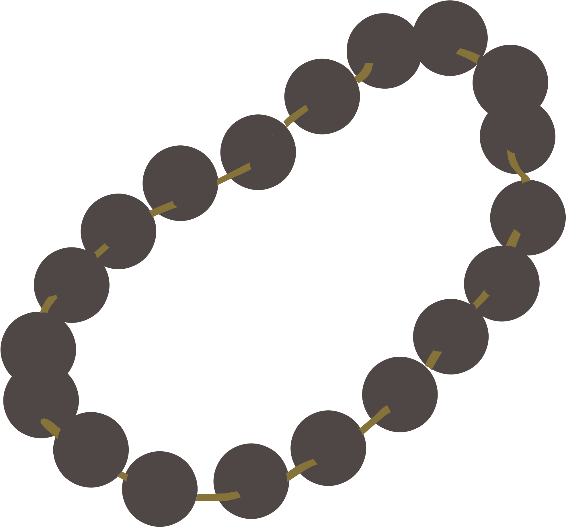 Necklace Onyx - Necklace (2400x2400)