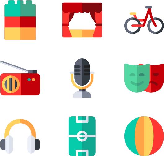 Entertainment 50 Icons - Entertainment (600x564)