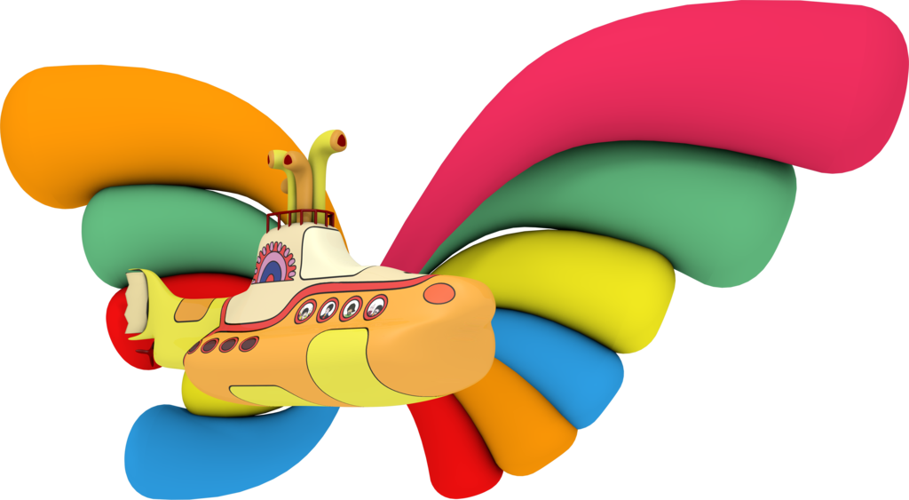 Ye-yellow Submarine Tributo A Los Beatles By Truepardox - Beatles Yellow Submarine Png (1024x563)