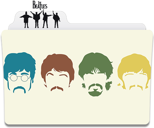 The Beatles Folder Icon 2 By Gterritory - Beatles Minimalist (513x429)