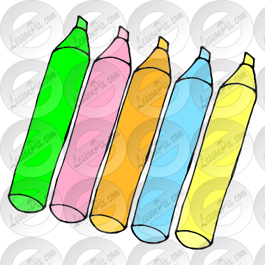 Highlighters Picture - Highlighters Picture (380x380)