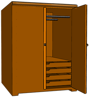 Closet, Wardrobe, Cupboard, Cabinet - Closet (512x340)
