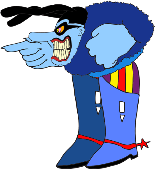Blue Meanie's - Yellow Submarine Blue Meanies (600x900)