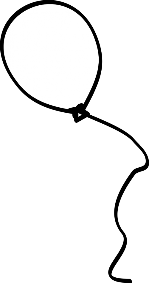 Balloon No Color,birthday Balloon,helium Balloon,floating - Balão De Aniversário Preto E Branco (672x1280)