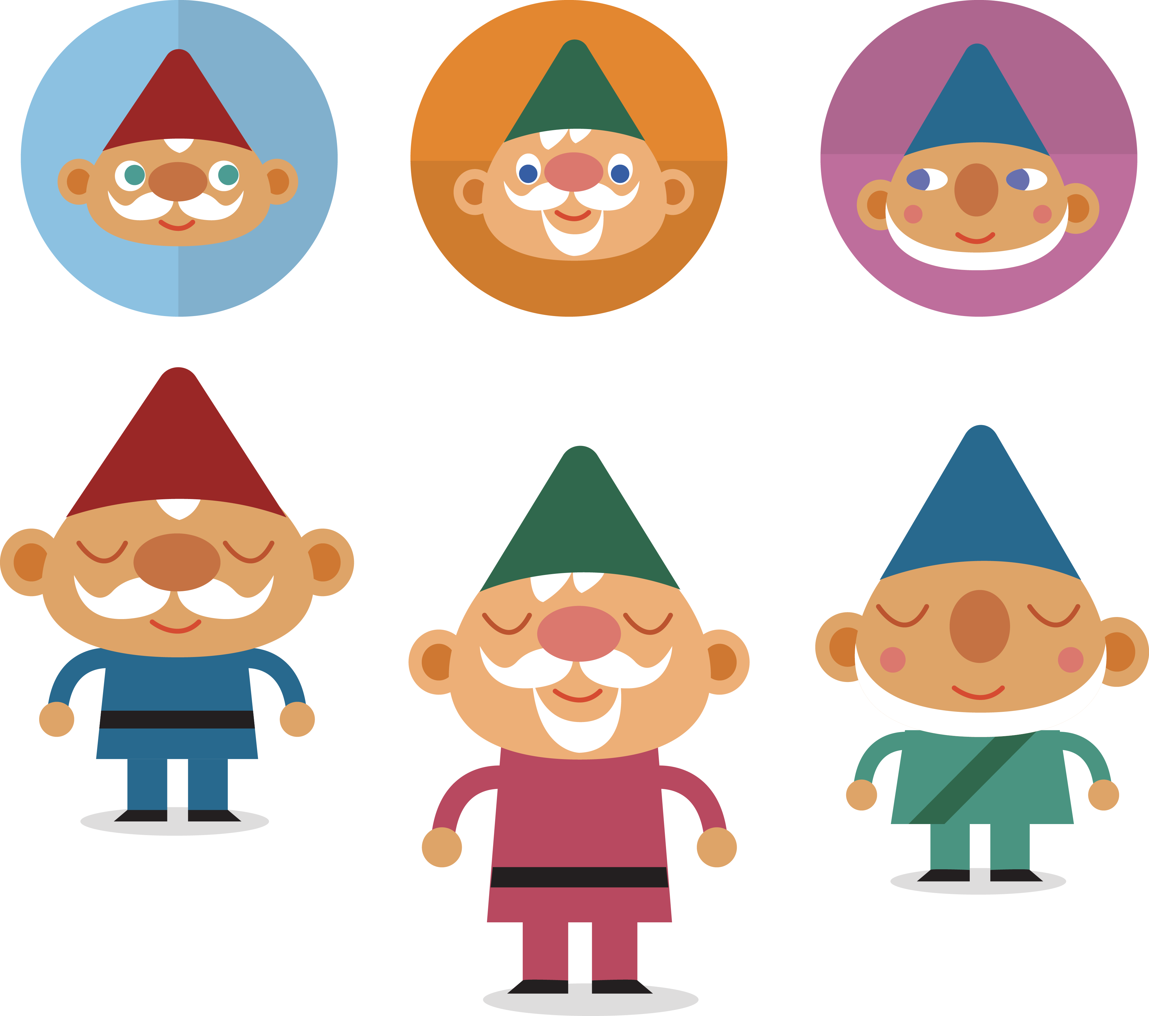 Euclidean Vector Dwarf Illustration - Euclidean Vector Dwarf Illustration (3961x3504)