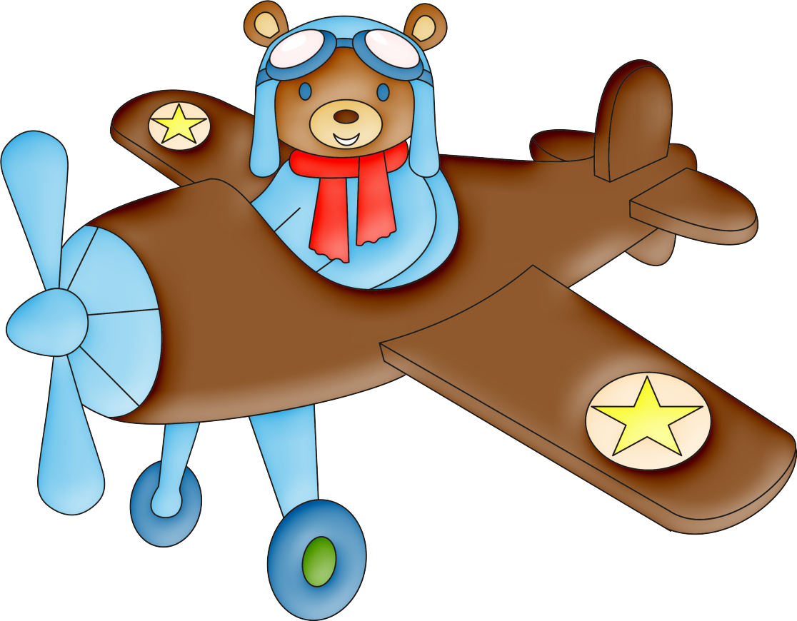 Craft - Ursinho No Aviao Png (1116x870)