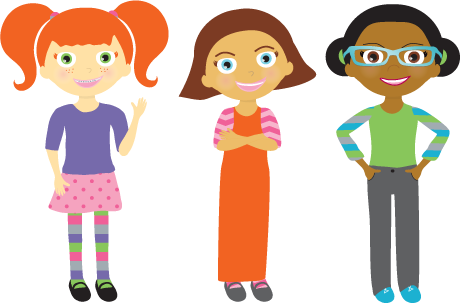 All Three Girls Standing V2 - Three Girls Standing (460x303)