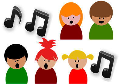 Preetom Bhattacharya From The Huntington Beach City - Clip Art Kids Singing (400x300)