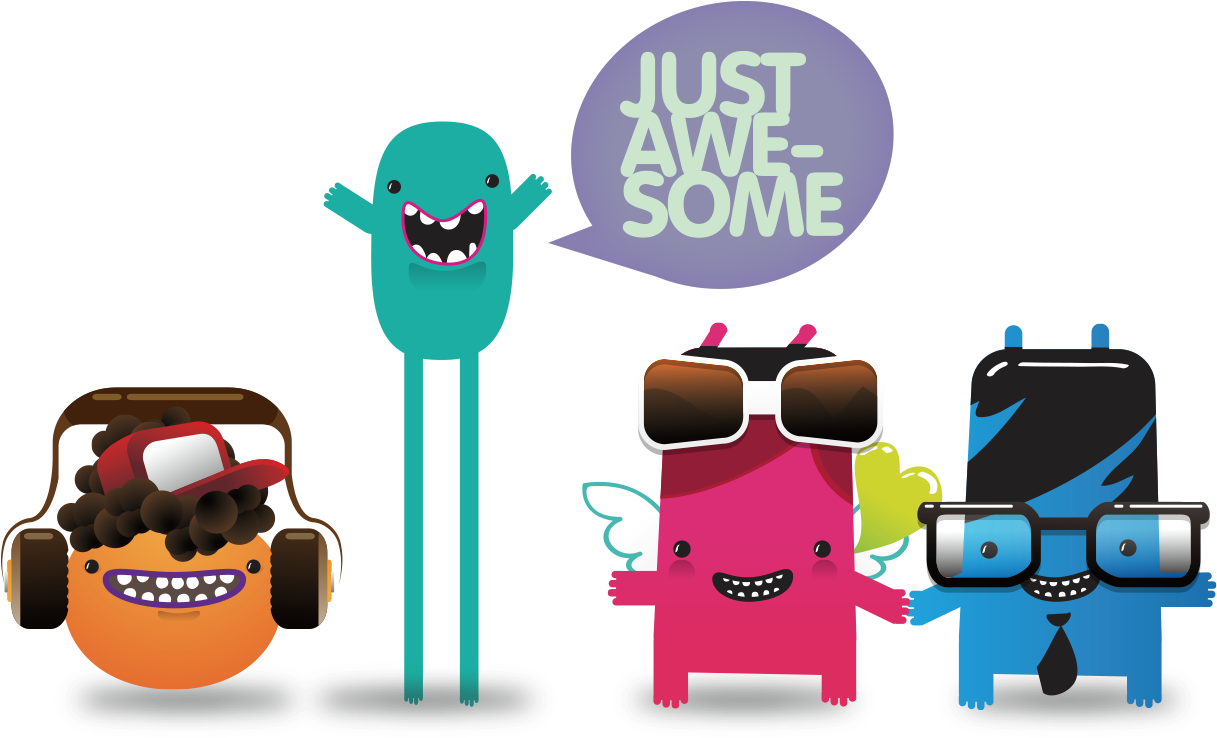 Monster Cartoon - Anthropomorphic Monster - Monster Cartoon - Anthropomorphic Monster (1230x1027)