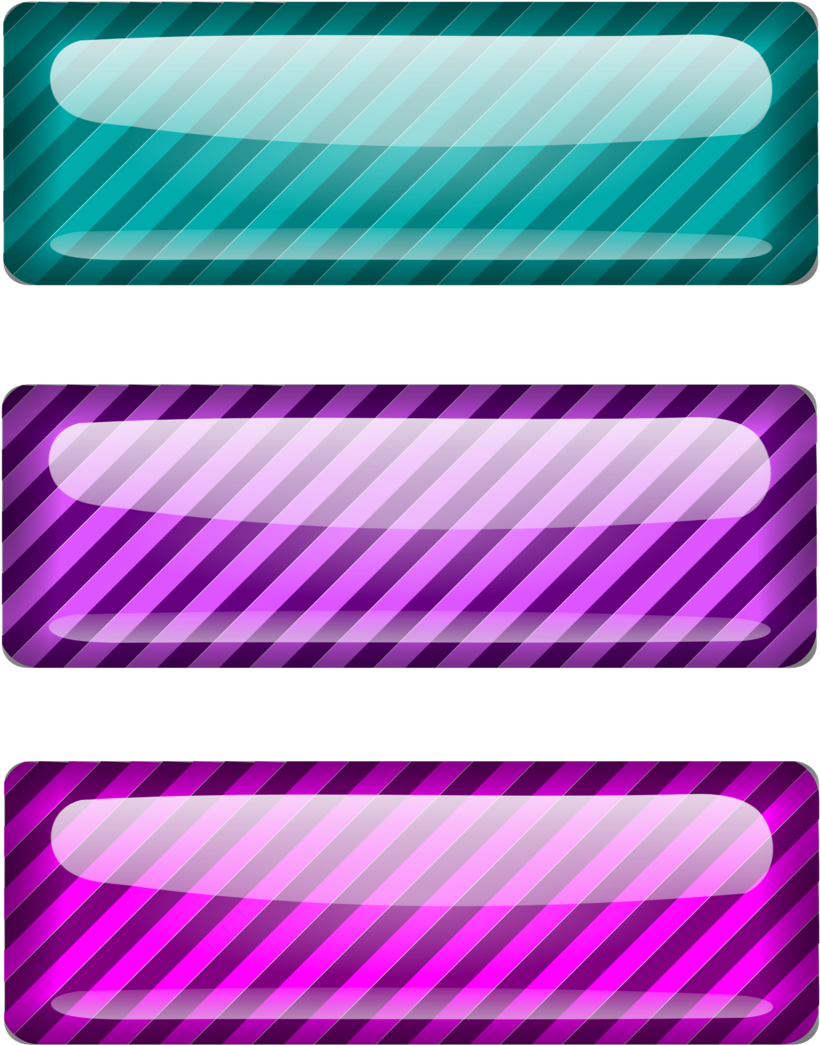 Illustration Of Colorful Blank Buttons - 3d Orange Button Png (958x1128)