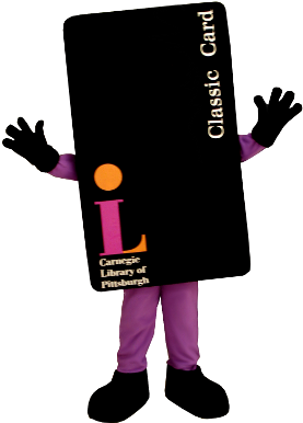 This Is The Library Card Mascot We Made For Carnegie - Library (300x432)