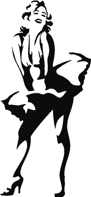 Sticker Marilyn Monroe (400x400)