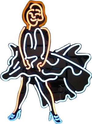 Nostalgia Neon Signs - Illustration (301x408)