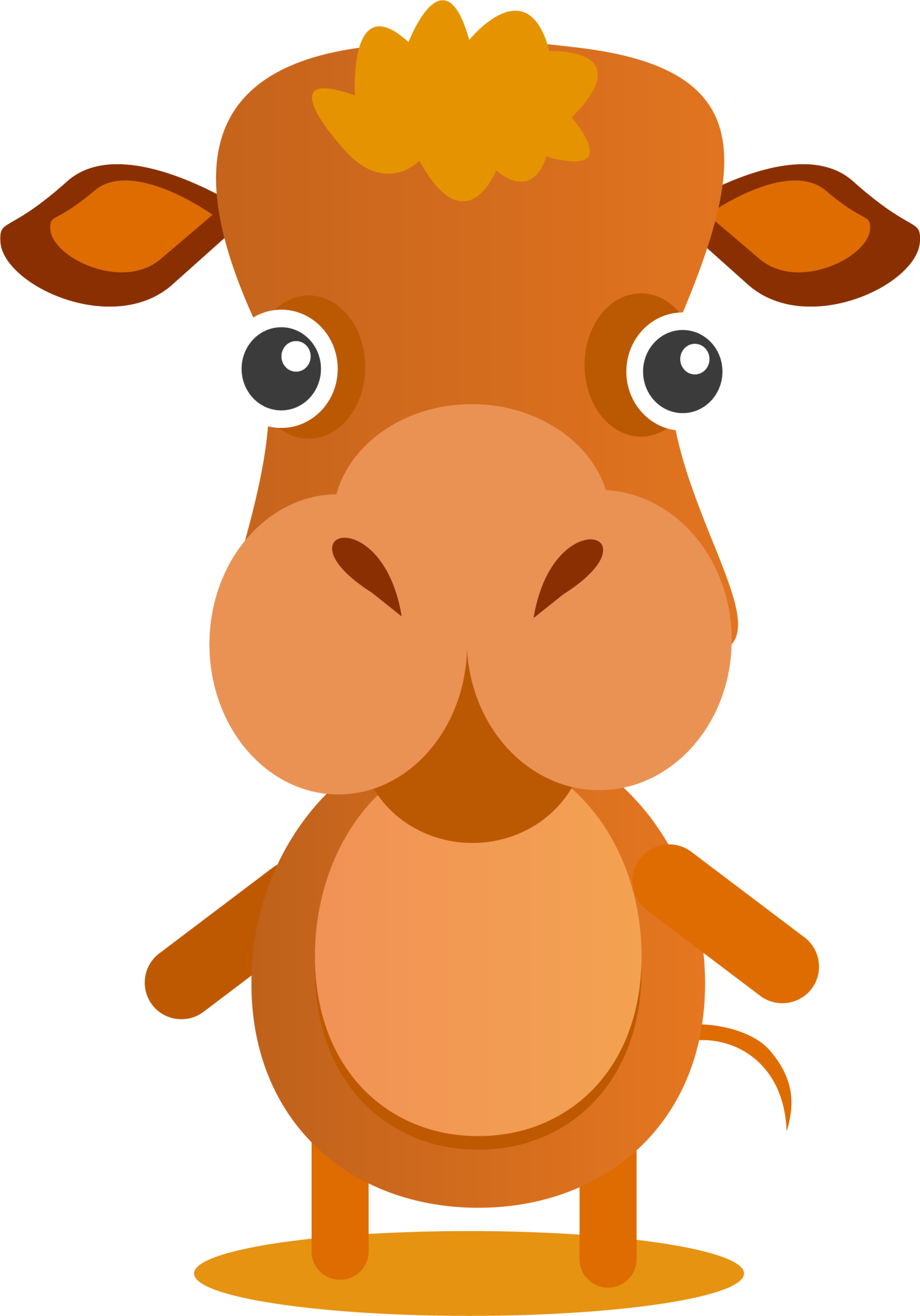 Hippopotamus Cartoon Illustration - Hippopotamus Cartoon Illustration (1500x2147)